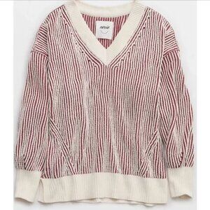 Aerie Beyond Chenille V-Neck Sweater